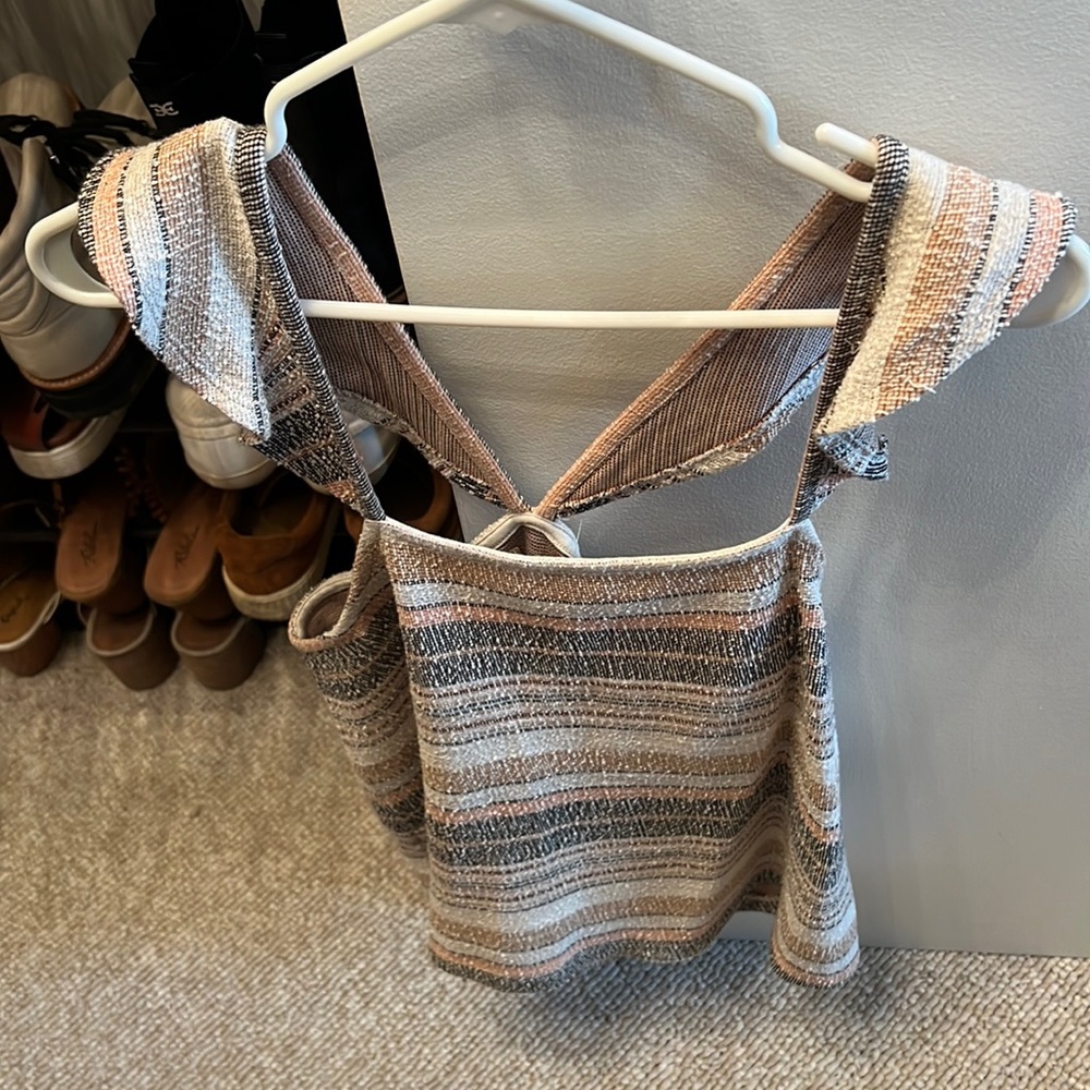 Madewell color blocked blouse